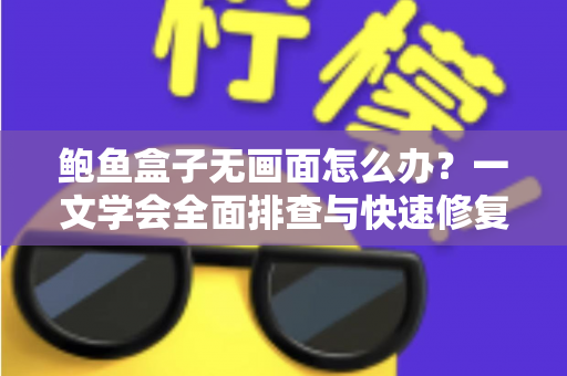 鲍鱼盒子无画面怎么办?一文学会全面排查与快速修复的实用指南 鲍鱼盒子无画面怎么办?一文学会全面排查与快速修复的实用指南