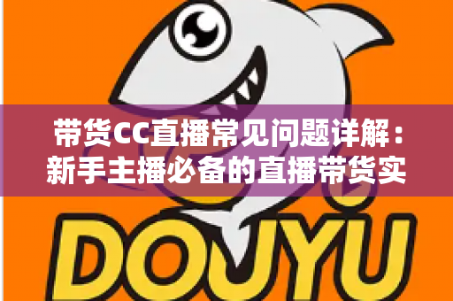 带货CC直播常见问题详解：新手主播必备的直播带货实战指南