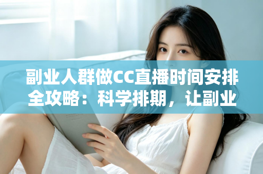 副业人群做CC直播时间安排全攻略：科学排期，让副业收入与主业生活两不误