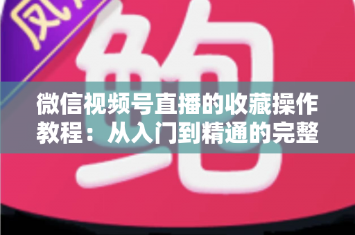 微信视频号直播的收藏操作教程:从入门到精通的完整指南,轻松收藏心仪直播不错过任何精彩内容 微信视频号直播的收藏操作教程:从入门到精通的完整指南,轻松收藏心仪直播不错过任何精彩内容
