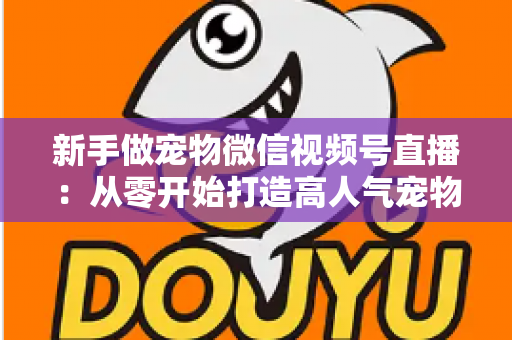 新手做宠物微信视频号直播:从零开始打造高人气宠物直播间的完整指南 新手做宠物微信视频号直播:从零开始打造高人气宠物直播间的完整指南