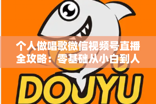 个人做唱歌微信视频号直播全攻略：零基础从小白到人气主播的实战秘籍