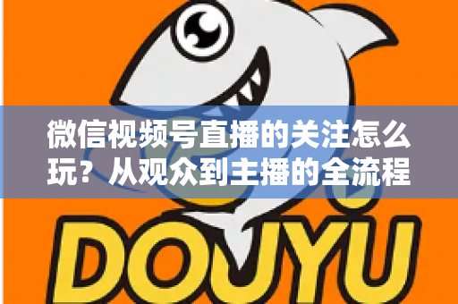 微信视频号直播的关注怎么玩？从观众到主播的全流程关注功能运营指南
