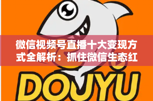 微信视频号直播十大变现方式全解析：抓住微信生态红利，普通人也能靠直播赚钱的实战指南