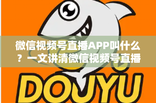 微信视频号直播APP叫什么？一文讲清微信视频号直播的入口、功能与使用方法