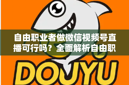 自由职业者做微信视频号直播可行吗？全面解析自由职业者的直播变现新机遇