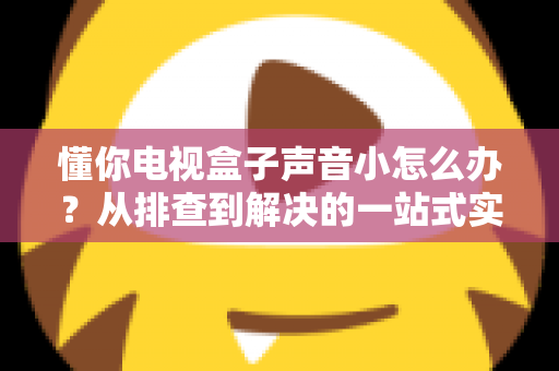 懂你电视盒子声音小怎么办？从排查到解决的一站式实用指南